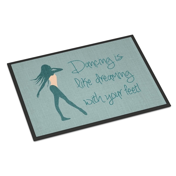 Carolines Treasures 18 x 27 in. Dancing is Like Dreaming No.2 Indoor or Outdoor Mat BB5380MAT - main